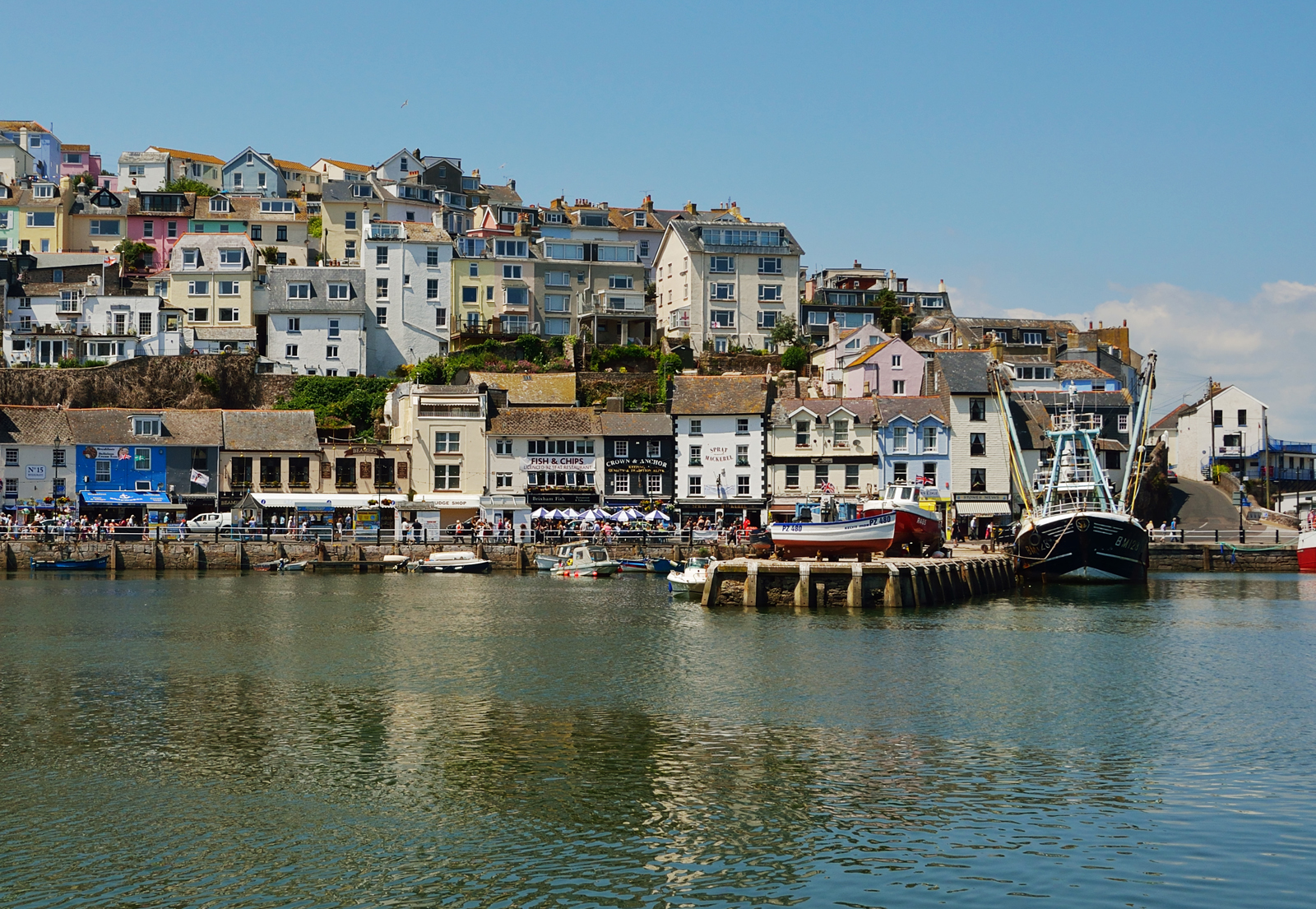 Brixham in south Devon, part of The English Riviera.