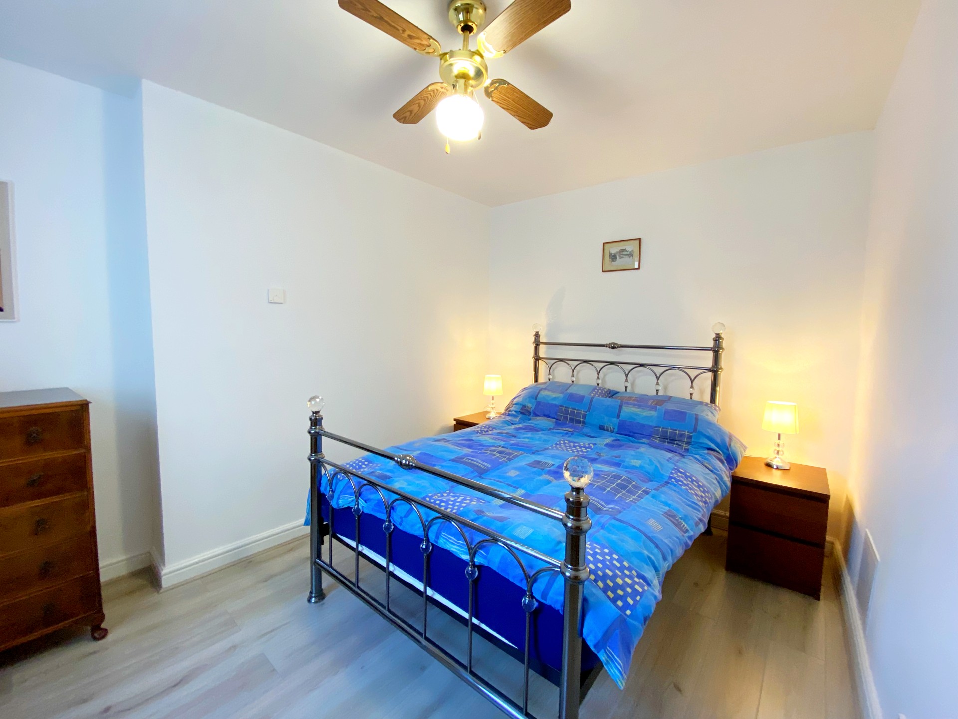 Lower Stable Main Bedroom - The Stables Holiday Apartments at Meadfoot Bay