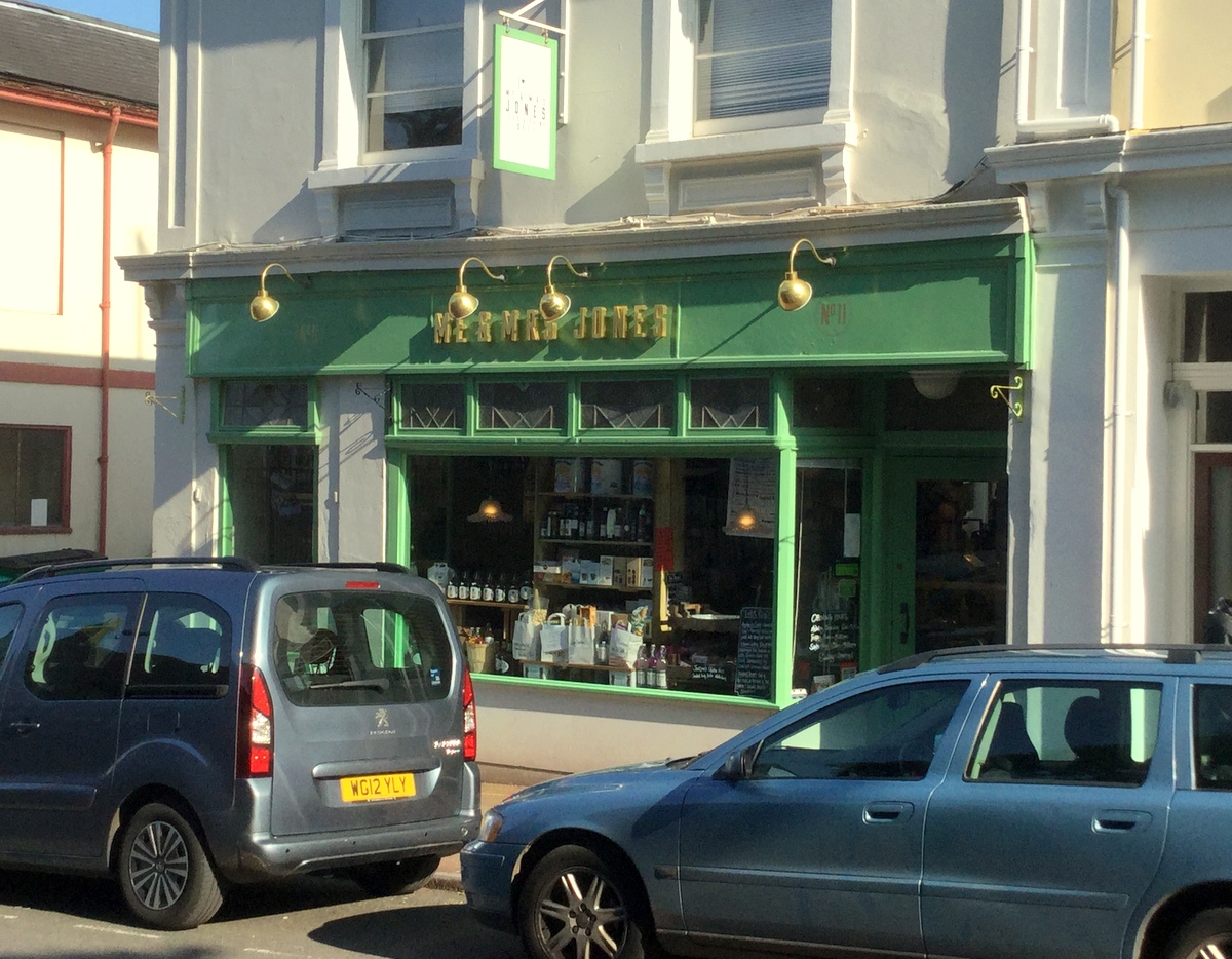 Me and Mrs Jones Delicatessen in Torquay - dog friendly place to eat and drink
